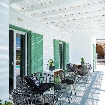 别墅 Dioni Mykonos 帕瑞加