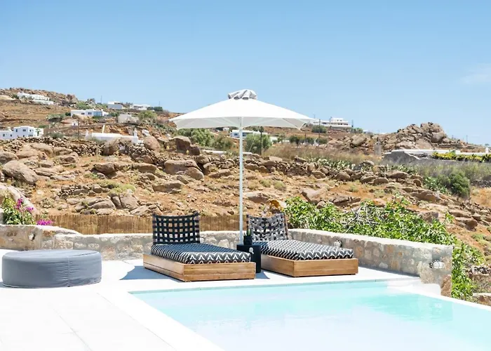Dioni Mykonos Villa Strand Paraga